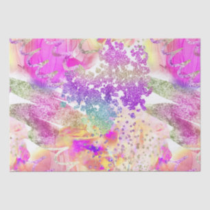Elegant Watercolor Rainbow Iridescent Tissue Paper