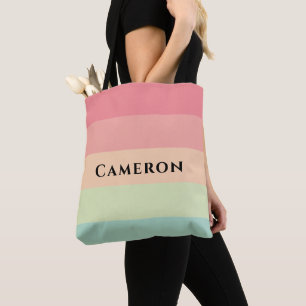 Elegant Watercolor Rainbow Tote Bag