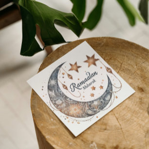 Elegant watercolor Ramadan Kareem Mubarak Card