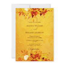 Elegant Watercolor Red and Gold Poinsettia Wedding