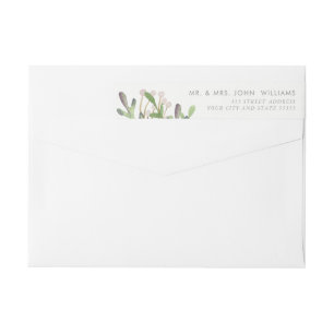Elegant Watercolor Return Address Label