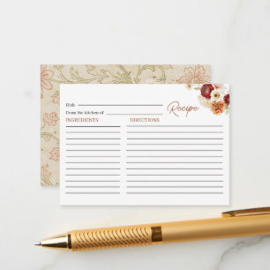 Elegant Watercolor Royal Botanique Hydrangea Brida Enclosure Card