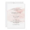 Elegant Watercolor Wedding Invitation | Blush