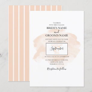 Elegant Watercolor Wedding Invitations