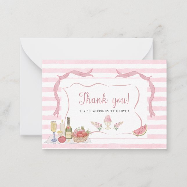 Elegant Watercolor Whimsical Summer Doodles baby s Card (Front)