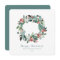 Elegant Watercolor Winter Berry Greenery Wreath