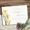 Elegant Watercolor Yellow Daffodil Wedding Invite