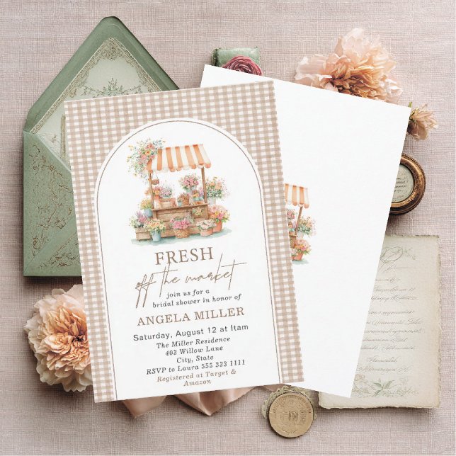 Elegant Watercolorfresh off the market  Invitation (Creator Uploaded)