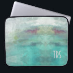 Elegant WatercolorMonogram Computer Protector Laptop Sleeve<br><div class="desc">Lovely and fresh watercolor computer sleeve will add a touch of elegance to your professional wardrobe. Monogram with initials to create your own custom computer sleeve.</div>