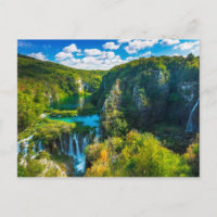 Elegant waterfall scenic, Croatia