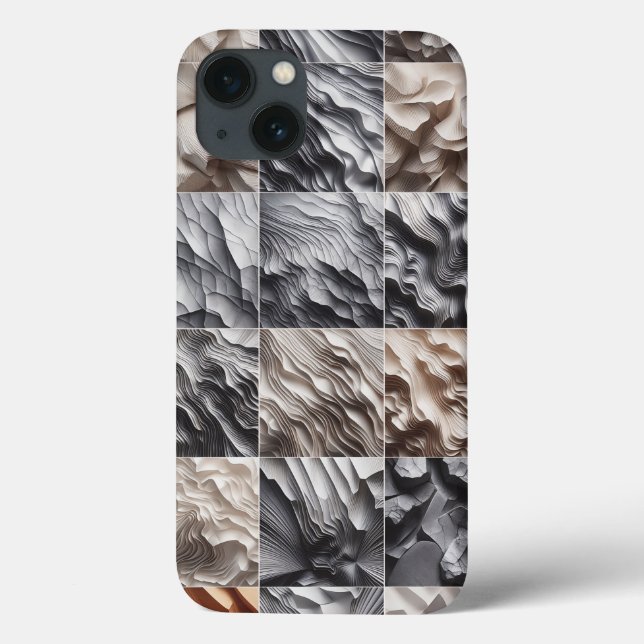 Elegant Wave Texture Phone Case - Sophisticated (Back)