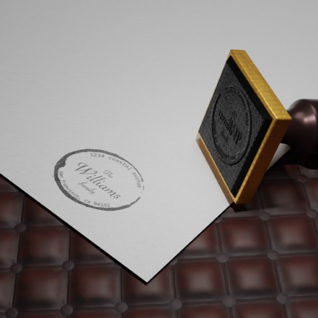 Elegant Wax Seal Return Address Stamp (Creator Uploaded)