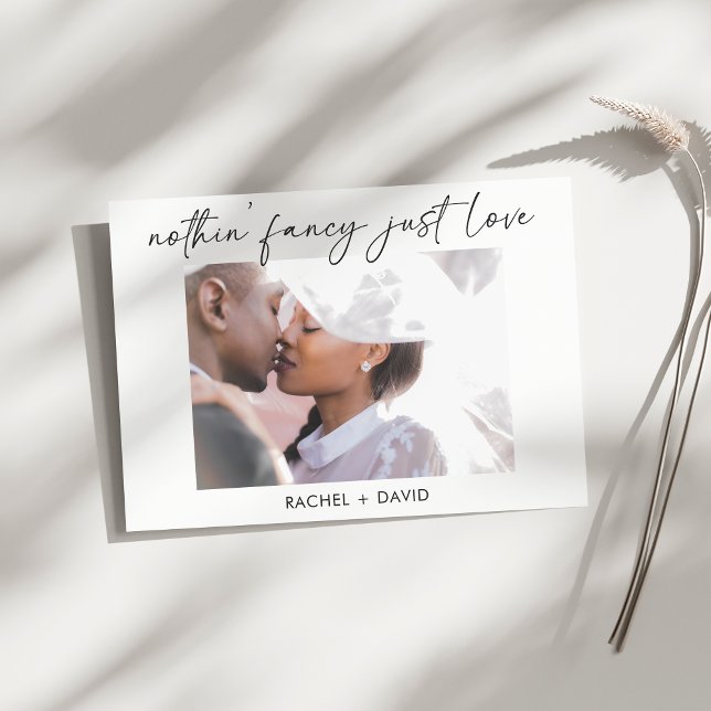 Elegant We Eloped Elopement Announcement Invite (Creator Uploaded)