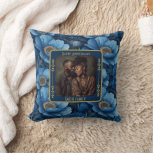 Elegant Wedding 15Th Anniversary Throw Pillow 
