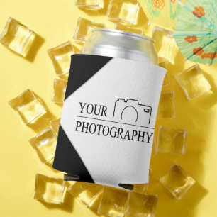 Elegant Wedding Add Personalised Photography Can Cooler