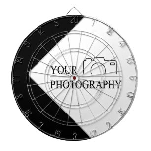 Elegant Wedding Add Personalised Photography Dartboard