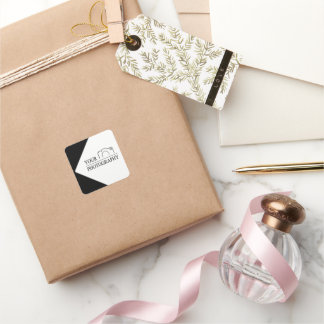 Elegant Wedding Add Personalised Photography Square Sticker