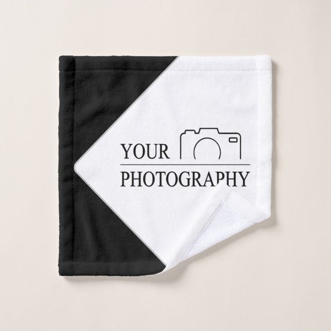 Elegant Wedding Add Personalised Photography Wash Cloth (Wash Cloth)