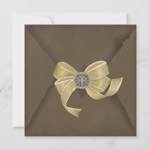 Elegant Wedding Anniversary Party Invitation