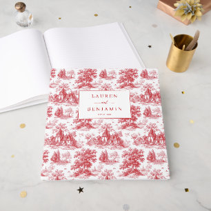 Elegant Wedding Announcement Card Guest Book