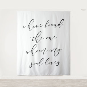 Elegant Wedding Backdrop Banner Tapestry