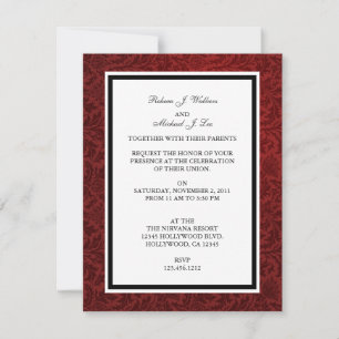 Elegant  Wedding Band Invitations