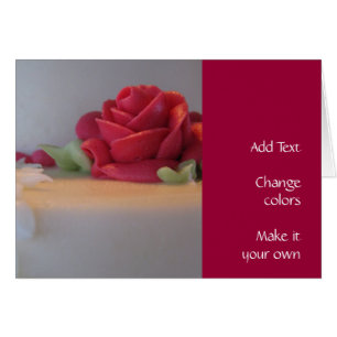 Elegant Wedding Cake with pink roses