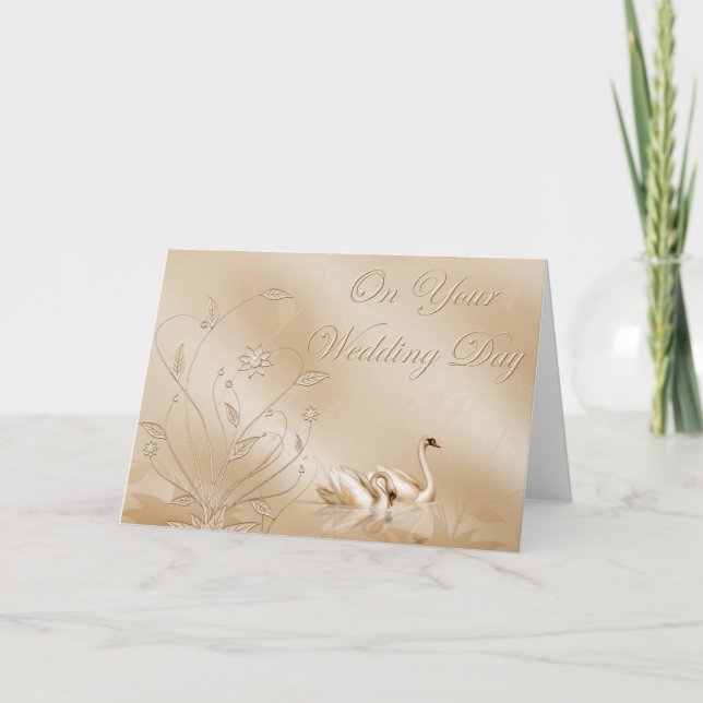 Elegant Wedding Card (Front)