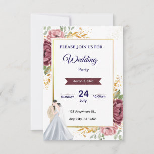 Elegant Wedding Card