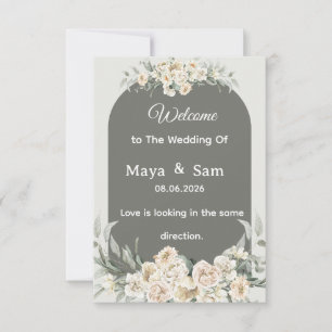 Elegant Wedding Card