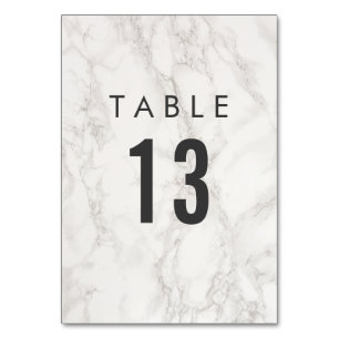 Elegant Wedding Celebration Table Number