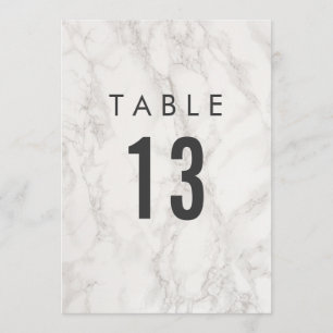 Elegant Wedding Celebration Table Numbers