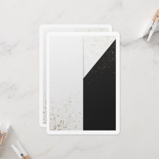 Elegant Wedding Confetti Invitation Minimal Luxury