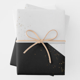 Elegant Wedding Confetti Invitation Minimal Luxury Wrapping Paper Sheet