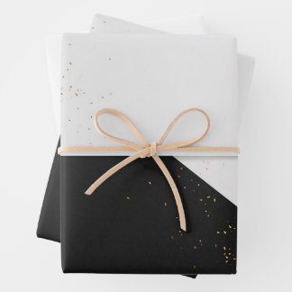 Elegant Wedding Confetti Invitation Minimal Luxury Wrapping Paper Sheet