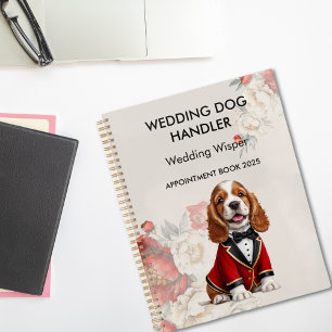 Elegant Wedding Dog Handler Trainer with a QR code Planner