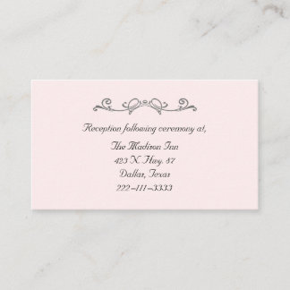 Elegant Wedding enclosure cards