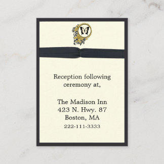 Elegant Wedding enclosure cards