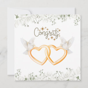 Elegant Wedding Engagement Card
