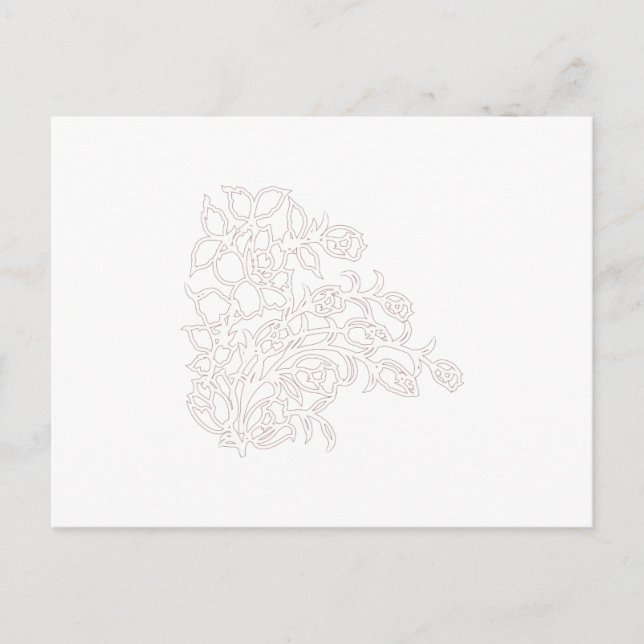 Elegant Wedding Essentials | Summer & Year-Round Postcard (Front)