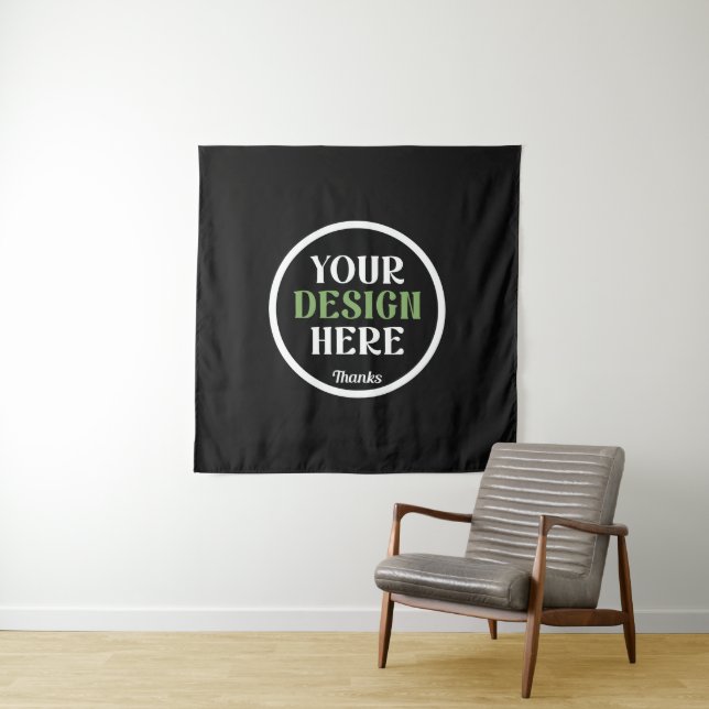 Elegant Wedding Event Personalised Design Tapestry (In Situ)