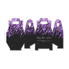 Elegant Wedding Falling Stars Purple