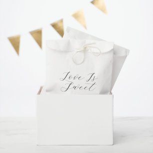 Elegant wedding favour bags