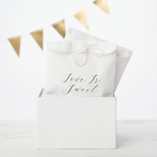 Elegant wedding favour bags