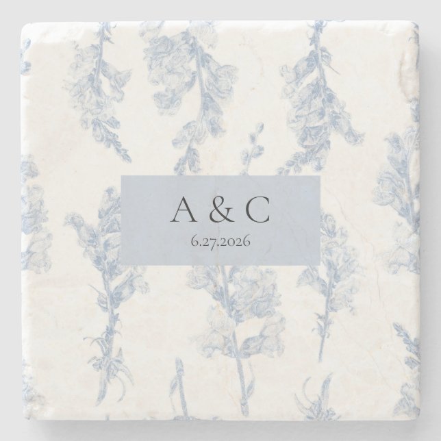 Elegant Wedding Favour Coasters (Front)