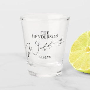 Elegant Wedding Favour Shot Glass