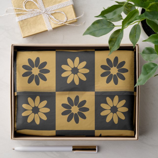 Elegant Wedding & Gift Wrap Pattern Tissue Paper (Gift)