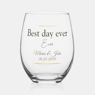 Elegant Wedding Glasses