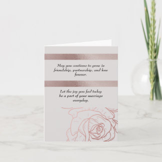 ELEGANT WEDDING GREETING CARD