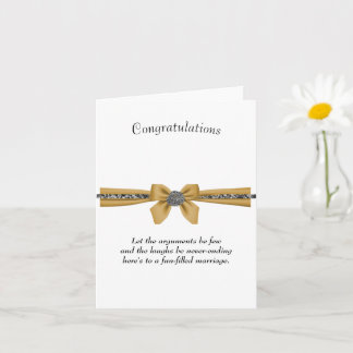 ELEGANT WEDDING GREETING CARD